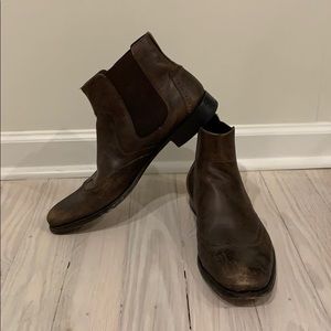 John Varvatos USA: Oxford Distressed Boot